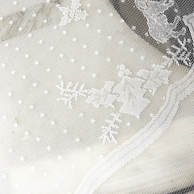 1Dcs Karácsonyi Csipke Terítő Szűz Mária Vallási Napi Kandalló Borító Divatasztal Futó Kemence Otthoni Buli Kellékek - Image 5