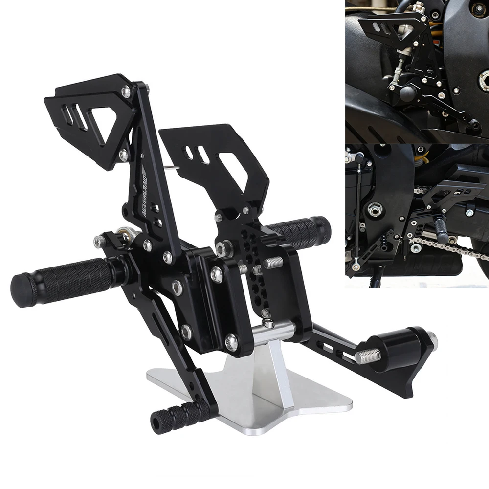 

Motorcycle Footrest Rear Foot Pedal Pegs Set For Suzuli GSX R 600 750 GSX-R GSXR D40