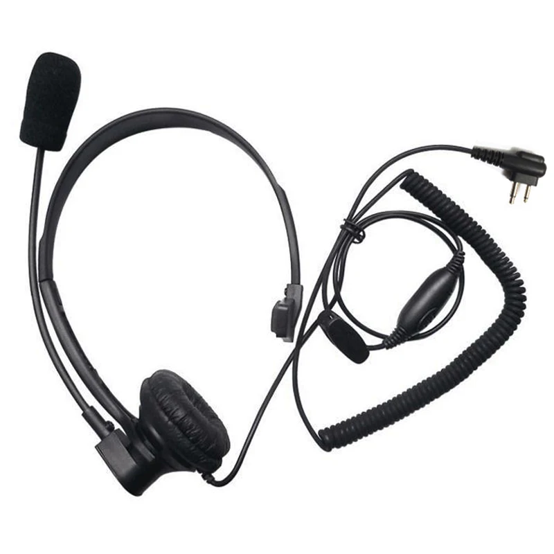 Walkie Talkie Overhead Headset Boom Mic For Motorola XTN446 XTN500 CLS446 CP040 CP140 DP1400 CP200 EP450 BPR40 GP300 vox earpiece headset mic for motorola radio dp1400 ep450 dep450 cp040 cp140 cp180 xtn446 bpr40 ep350 mp300 cp200 walkie talkie