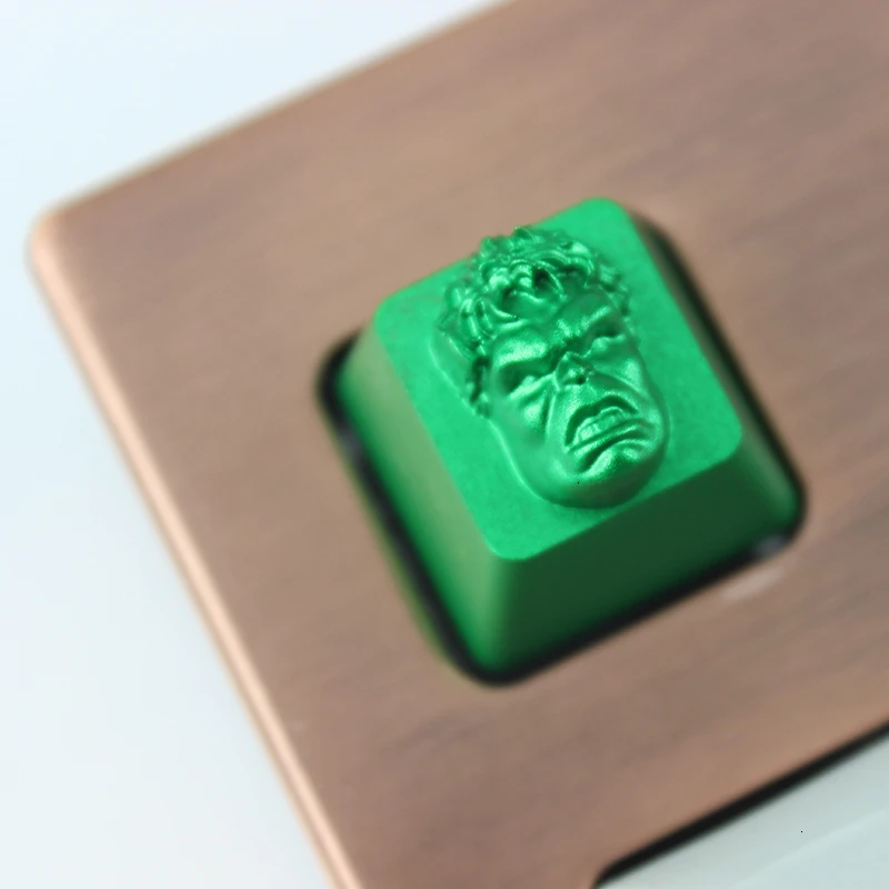 Aluminium Alloy KeyCaps for Mechanical Keyboard Marvel The Avengers Overwatch R4 Height Stereoscopic relief R4 2 3