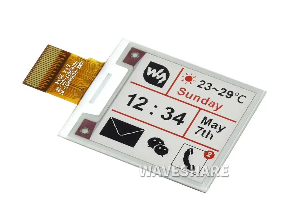 Waveshare PCB   ũ, 3   ,  , STM32  SPI ̽, 1.54 ġ, 200x200