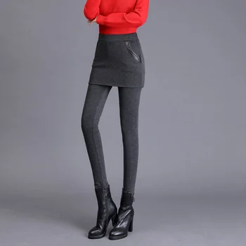 

Women Pants Ladies Leggings Workout Pencil Bottoms Fashion Pants Solid Skirt