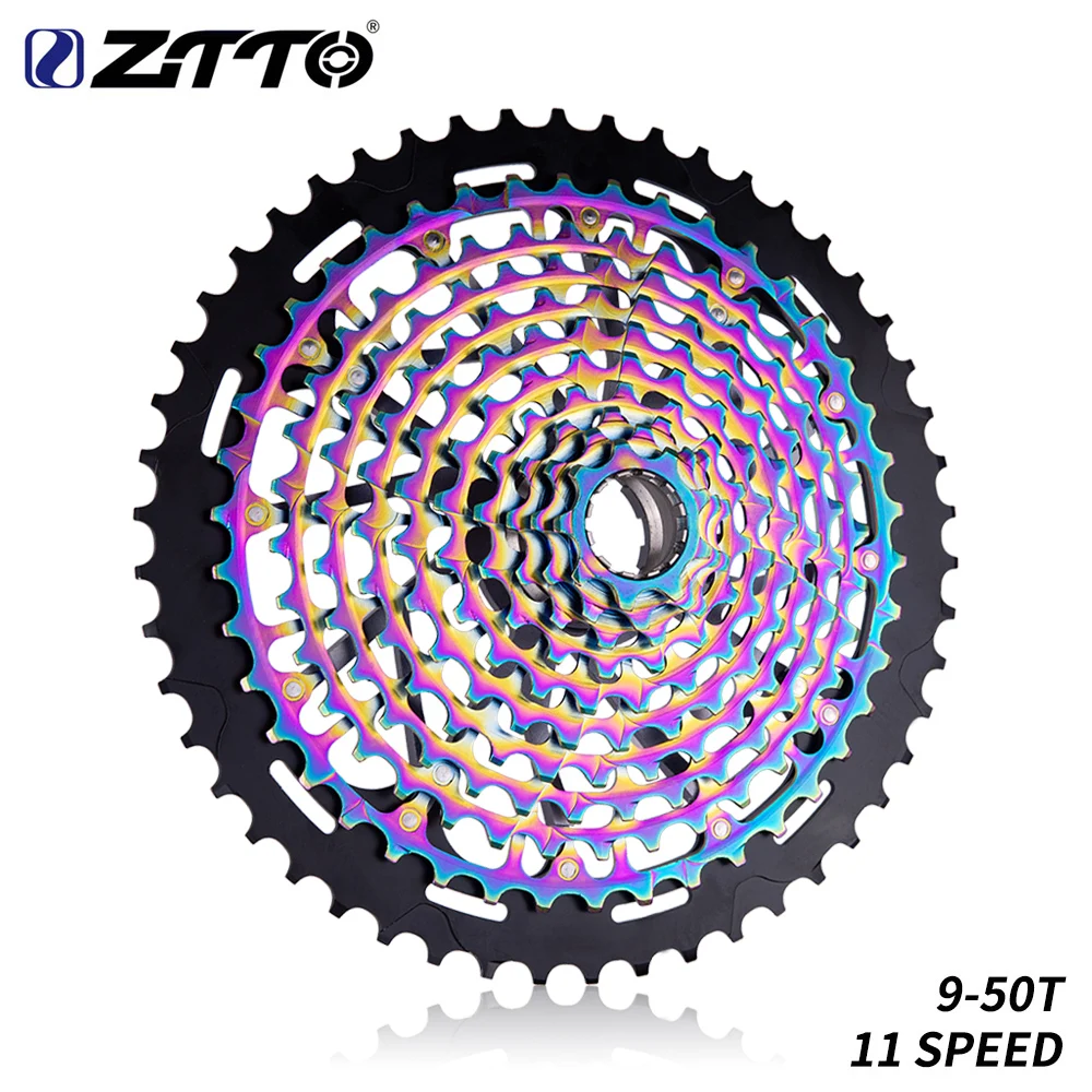 ZTTO-Ultimate-MTB-11-Speed-9-50T-Cassette-ULT-XD-Cassette-Rainbow-372g-Steel-Durable-Ultralight