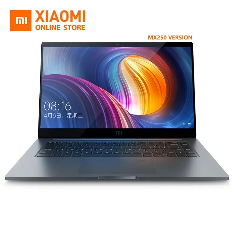 Новейший ноутбук Xiaomi 15 6 Pro 2019 MX250 GeForce Intel color i5/i7 8GB Ram 256GB SSD полный металлический