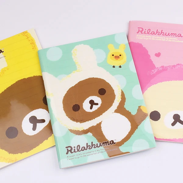 

1PC 32k Cute Bear Series Notepad Soft Cover 32 Pages Notebooks Stationery Memos Note book Office Kids Supplies Gift (ss-1704)