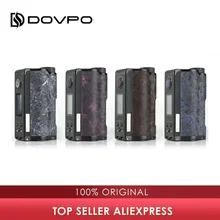 DOVPO Topside Dual Carbon Squonk Mod с чипом YIHI без 18650 Батарейный блок макс. 200 Вт Выход DOVPO Topside vs Gen Mod