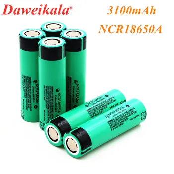 

2~10 PCS New Original NCR18650A battery 3100mAh 3.7V 18650 lithium rechargeable 3100MAh ncr bateria For Flashlight