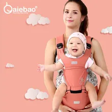 AIEBAO Baby Carrier детский Хипсит слинг эргономичный передний облицовочный кенгуру Слинги для младенцев для путешествий 0-36 месяцев