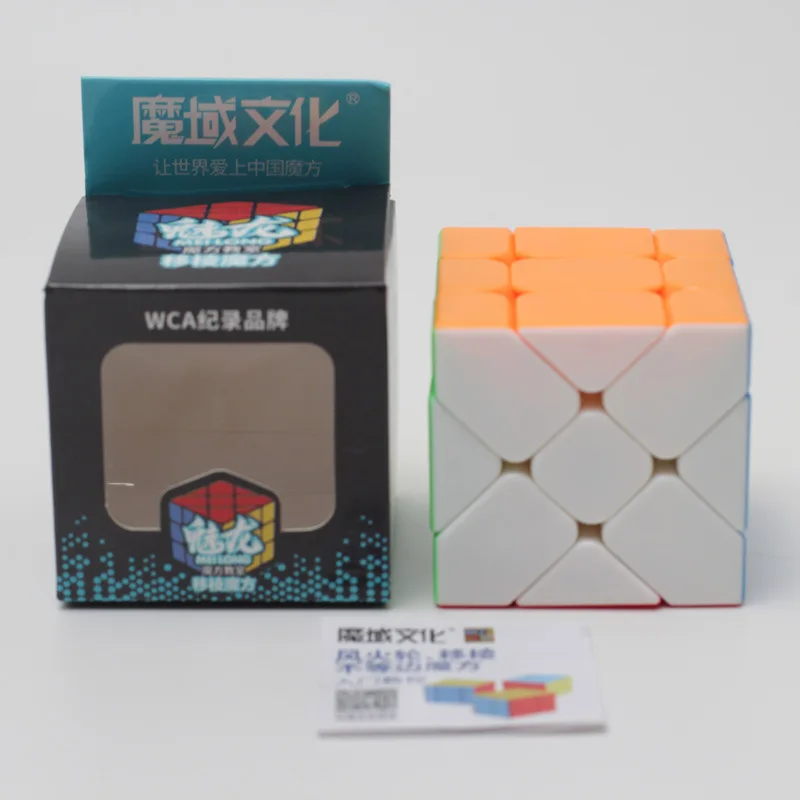 MoYu 3x3x3 Fisher speed волшебный куб MeiLong движущаяся кромка Твист Головоломка Развивающие игрушки подарок для детей Дети cubo magico