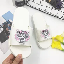 Мужские тапочки мужская обувь eva женские парные Вьетнамки мягкие черные и белые в полоску повседневные летние мужские