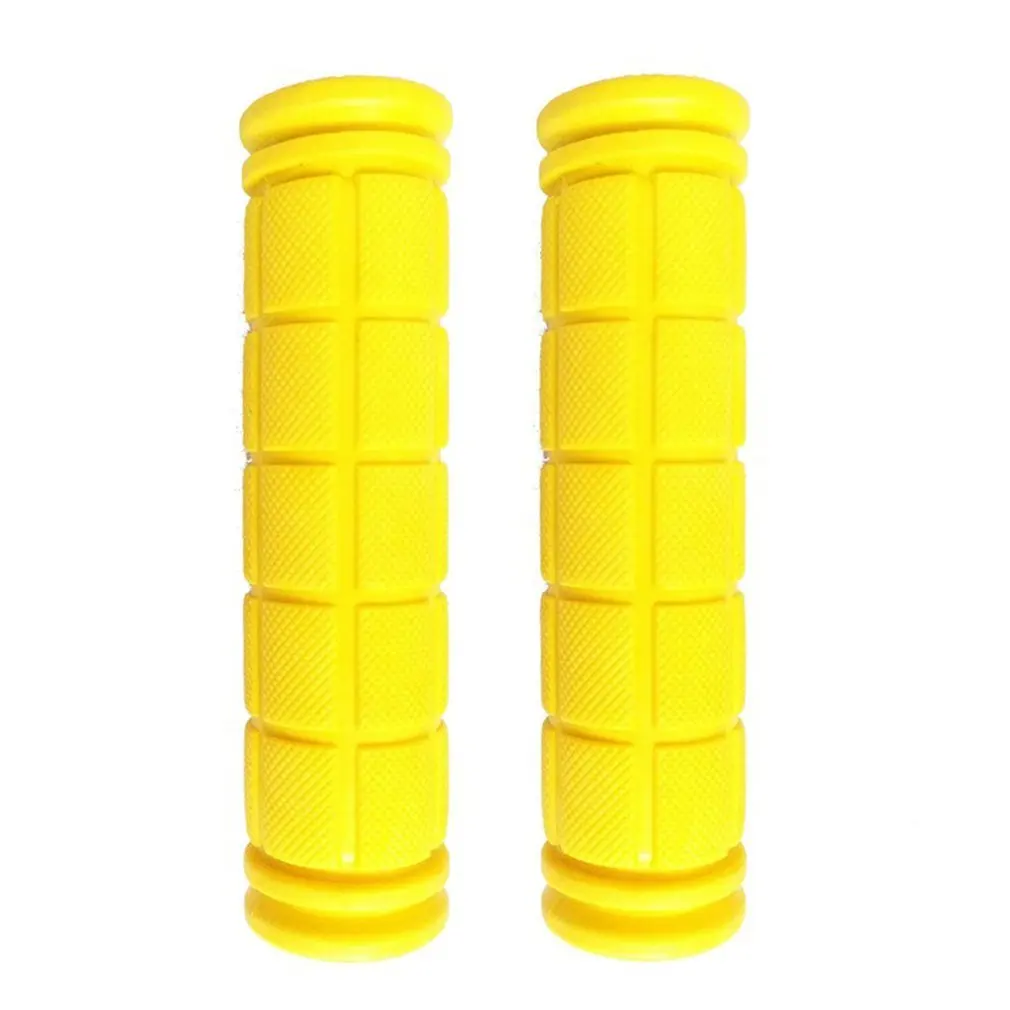 Yellow Dead coaster sets of mountain bike accessories color set of dead coaster rubber super soft comfortable handle - Цвет: Yellow
