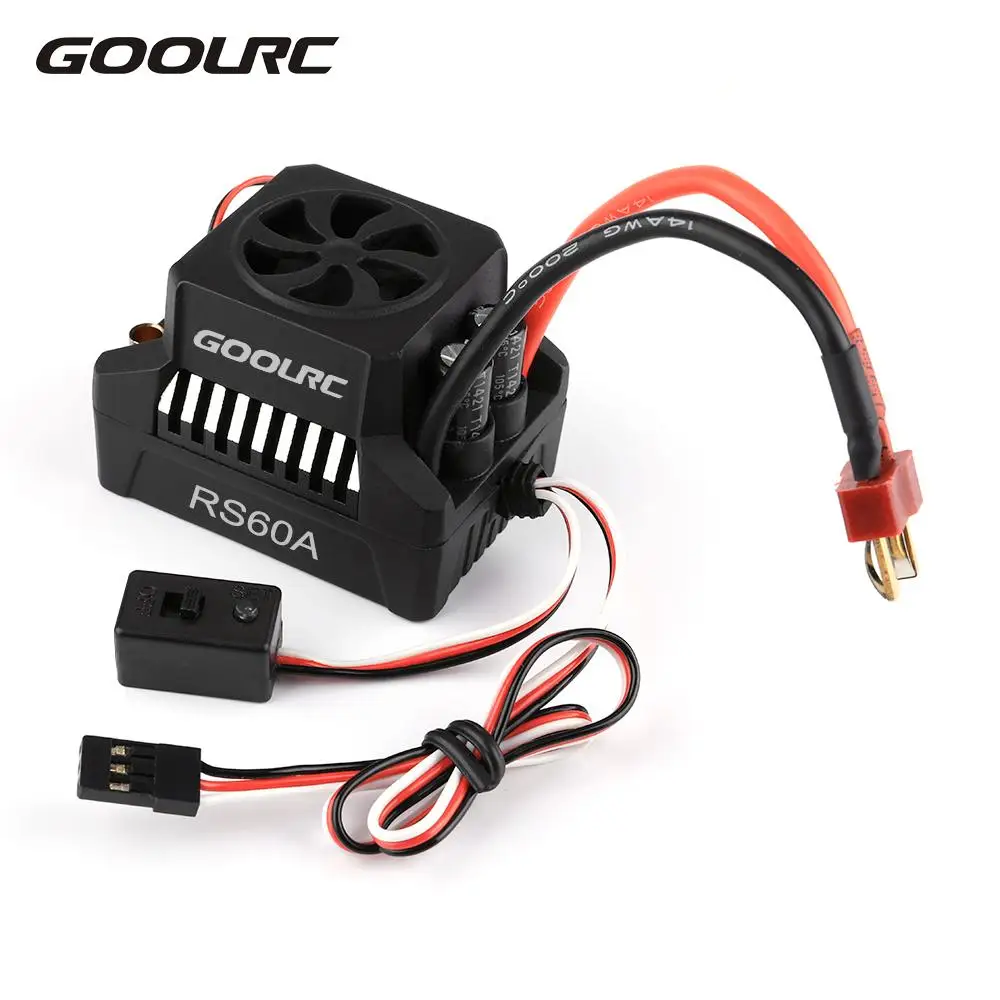 Goolrc бесщеточный двигатель 3660 3800KV бесщеточный мотор с 60A водонепроницаемый ESC 6,0 V/3A BEC для 1/10 RC автомобиль гусеничный грузовик