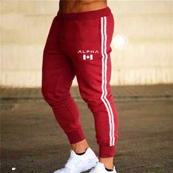 

Gym Men's Sport Running Pants Stripes cotton sweatpants Training Pants Workout Athletic Football Soccer Gym Pants Men Sweatpants