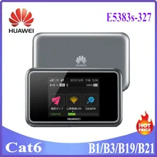 Délocekd – routeur WiFi Mobile Huawei E5383s 327, Compact, SIM, LTE Cat6, Support correspondant 4G FDD LTE B1/B3/B19/B21