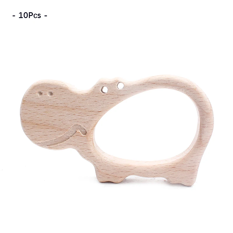 Новинка детские деревянные Прорезыватели 10 шт./лот Милая камера цветок облако