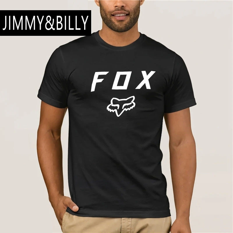 Camiseta de Fox para hombre, camiseta de manga corta, informal, prémium, 2021
