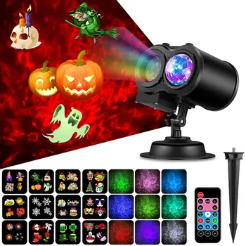 

Christmas Lights Snowfall LED Laser Projector IP65 Waterproof Outdoor Garden Projector Light For Holiday Party NewYear