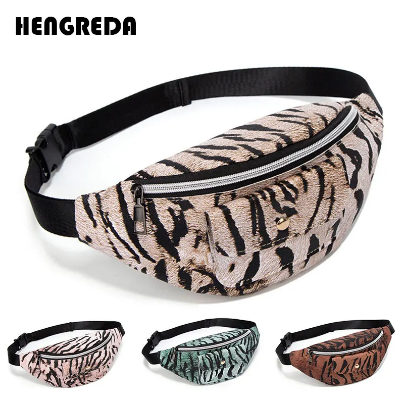 Riñonera moderna con bolsillo frontal para mujer, bolso de cintura con