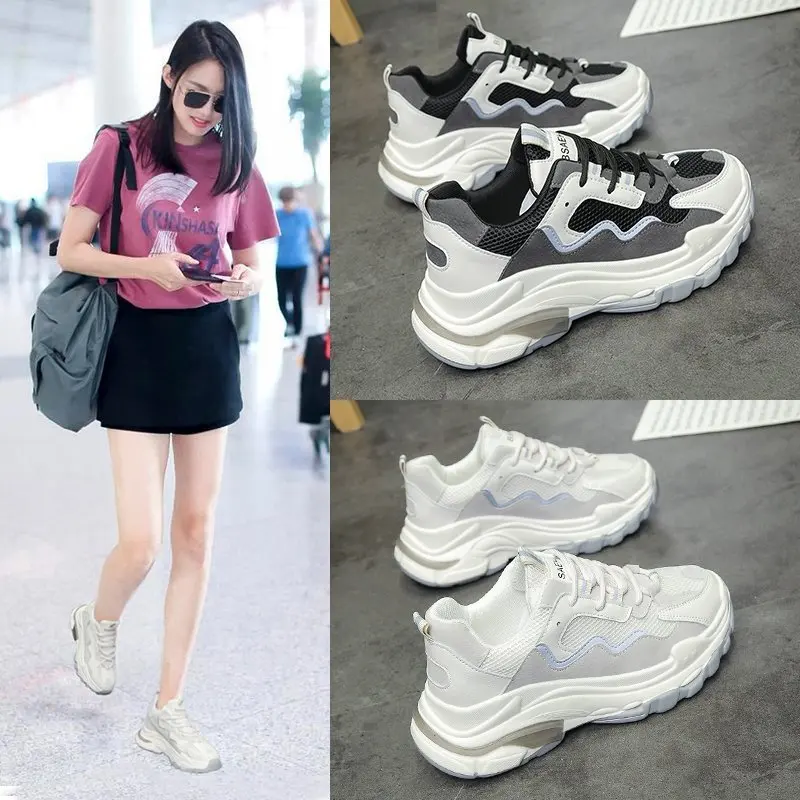 

Fashion old shoes women's spring and autumn 2020 new platform platform casual shoes all-match sports style casual shoes X349