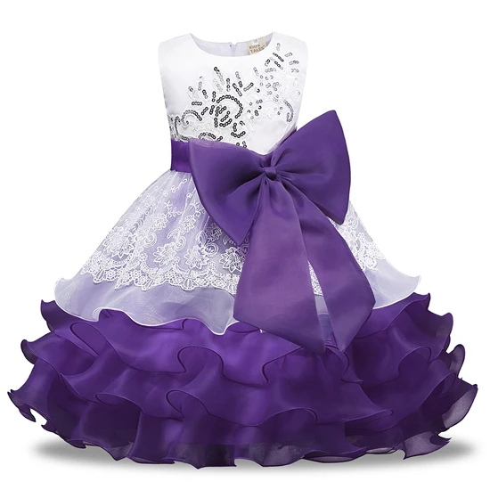 3-8 Years Children Princess Clothing Summer Girls Dress Sleeveless Bowknot Dresses Formal Wedding Dress 5 Colors for Girl Dress - Цвет: picture2