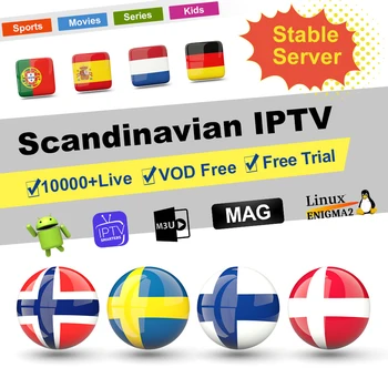 

Europe IPTV Poland Sweden Norway Germany Finland Spain Portugal IPTV M3u Subscription Denmark EXYU Turkey IP TV 1Year 4K Android