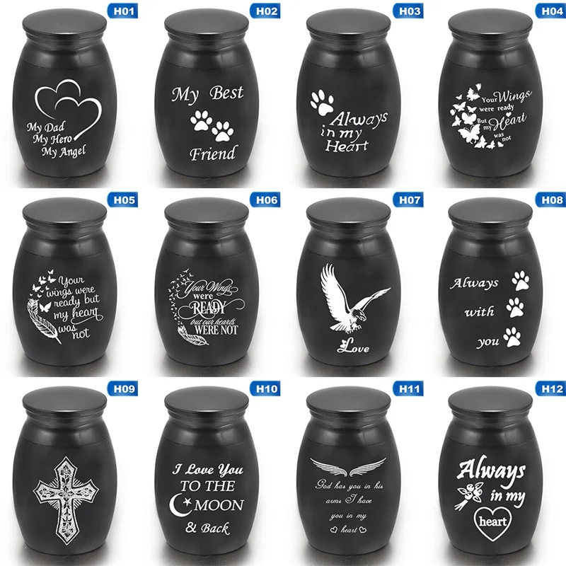 Cenizas humanas para mascotas, recuerdo de urna de cremación de perro, ataúd sin deformación, aves funerarias, contenedor de gato, Mini pequeño