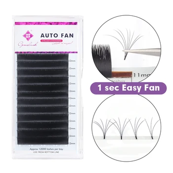 

Genielash 1sec Auto fan lashes volume easy fan eyelash extensions mink eyelashes self-fanning lash Fast blooming lash extension