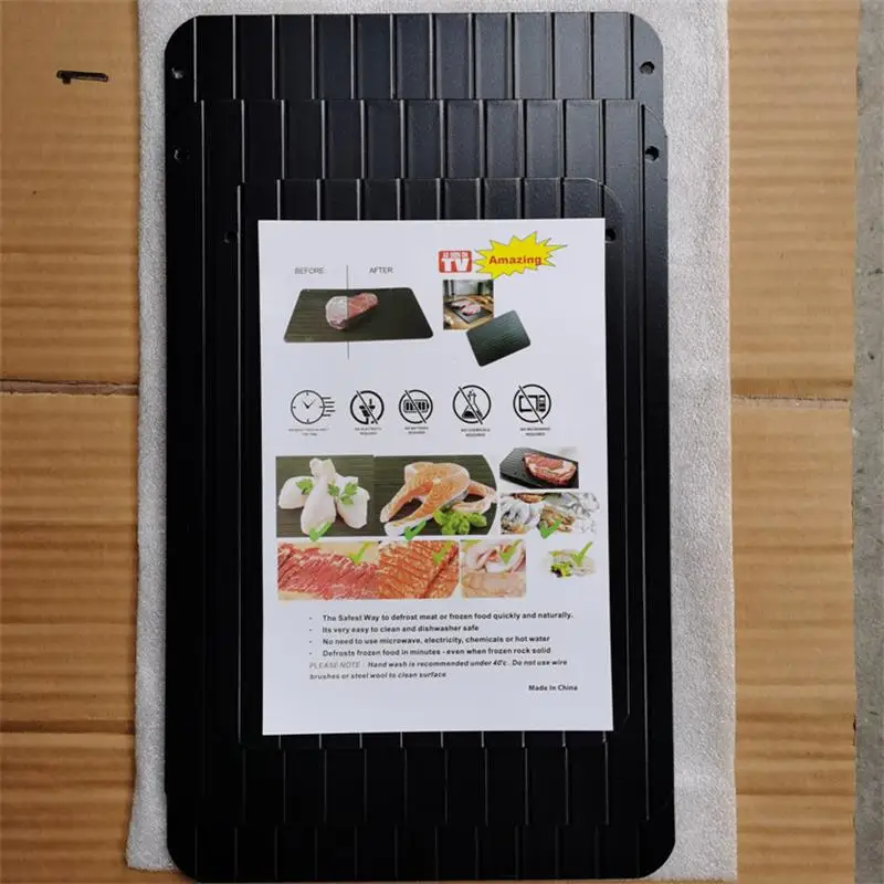 Food Defrosting Tray - Dishwasher Safe And Cutting Board Function Large  Thawing Plate For The Whole Family,Fast Miracle Thaw For Natural Thawing  Frozen Foods, Thaw Master With No Electricity. : Buy Online