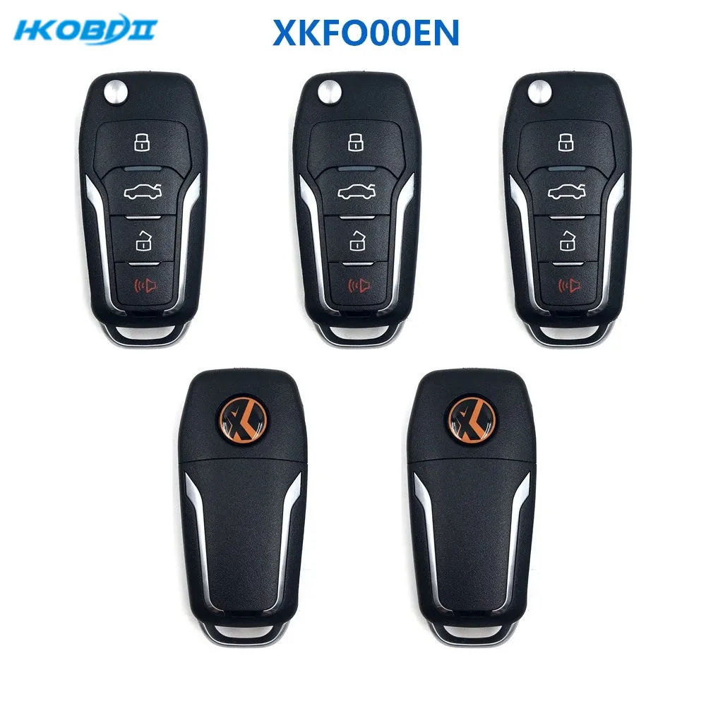 HKOBDII VVDI провод XK XKFO00EN XKFO01EN 4 кнопки Провод Универсальный VVDI2 Автомобильный ключ