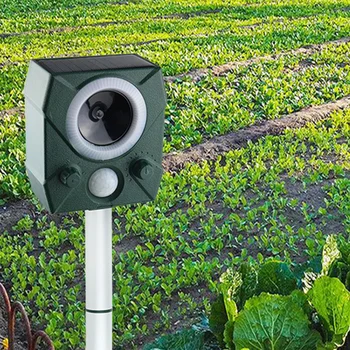 

Solar Ultrasonic Pest Repeller Sonic Mole Vole Snake Rodent Repellent Solar Powered Mouse Rat Repeller For Drop Shipping