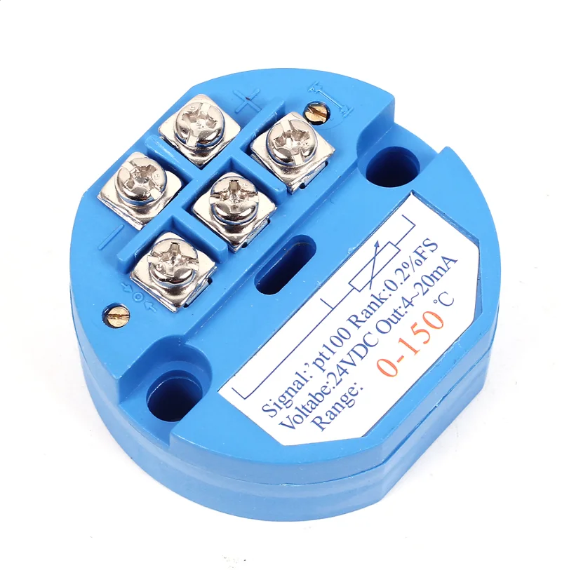 4-20MA 0-150 Celsius RTD PT100 SBW Temperature Sensor Transmitter DC 24V Isolated Sensor