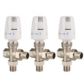 

3 Way Thermostatic Valve Brass Automatic Temperature Control Valve