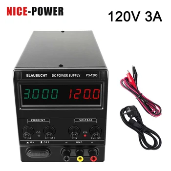 

New AC 115V/230V 50/60Hz Adjustable 0-30V 0-10A 0-120V 0-3A 0-60V 0-5A 300W Switching DC Power Supply 4 Digits Lab Power Supply