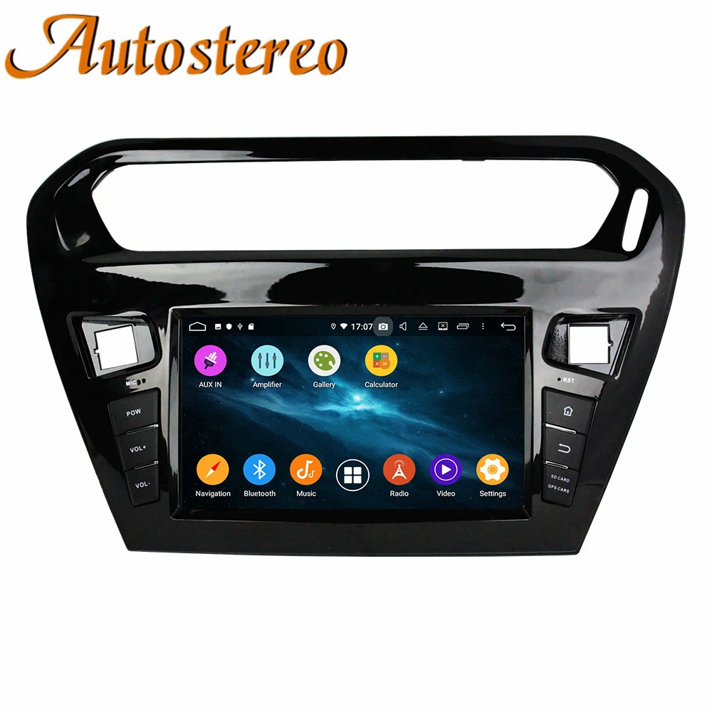 Android 9 0 автомобильный DVD плеер GPS навигационная карта для CITROEN Elysee 2013 2016 PEUGEOT PG 301