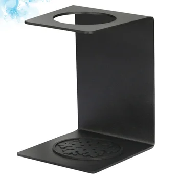 

Durable Pour Over Coffee Dripper Stand Metal Filter Cup Holder Coffee Filter Rack (Black)
