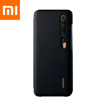 

Original Xiaomi Mi 10 Case Phone Casing Smartphone Xiomi Logo Protective Shell 100million Pixels PU Side Flap 12GB256GB6.67inch