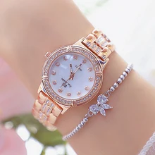 Женские часы известный бренд платье кварцевые часы женские наручные часы розовое золото женские часы из нержавеющей стали Relogio Feminino