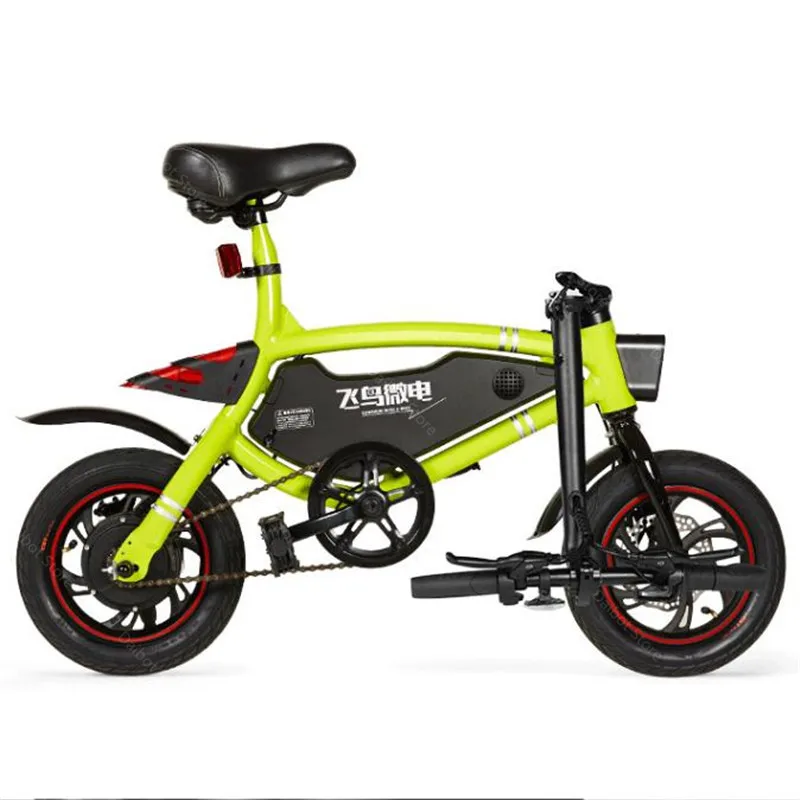Electric Mini Bike F12 Two Wheels Electric Bicycles 12 Inch 36V 250W Portable Parent-child Electric Folding Bicycle With Basket (1)