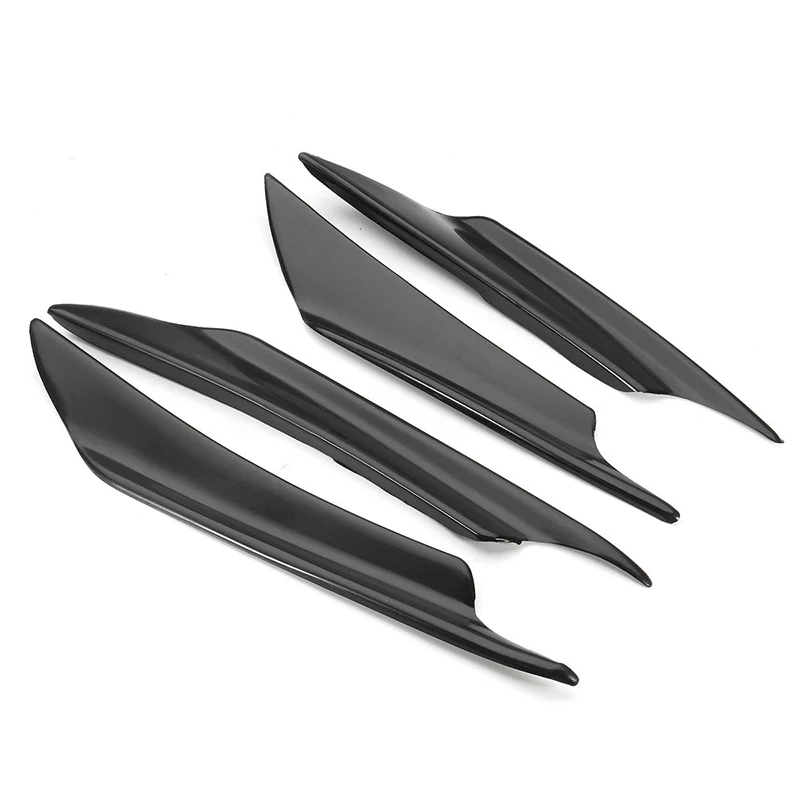 Автомобильный бампер для губ Splitter Fin Canard крыло спойлер для Jeep Renegade Cherokee Wrangler Компас Патриот Santafe i20 i30