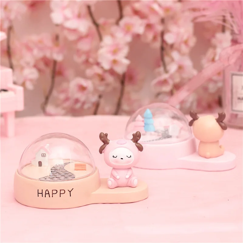

Creative Gifts Japanese Style Grocery Zakka Meng Deer Small Night Lamp Colorful Lights Bedside Decoration Desktop Decorative Cra