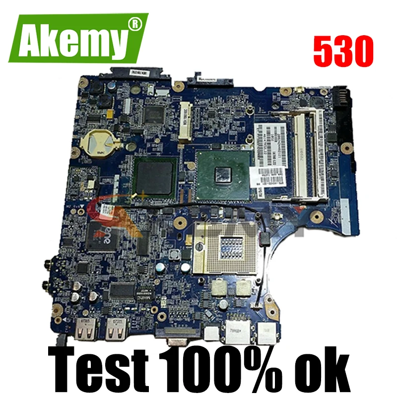 AKemy448434-001 LA-3491P материнская плата для ноутбука HP 530 INTEL I945GM GMA 950 DDR2 Бесплатная