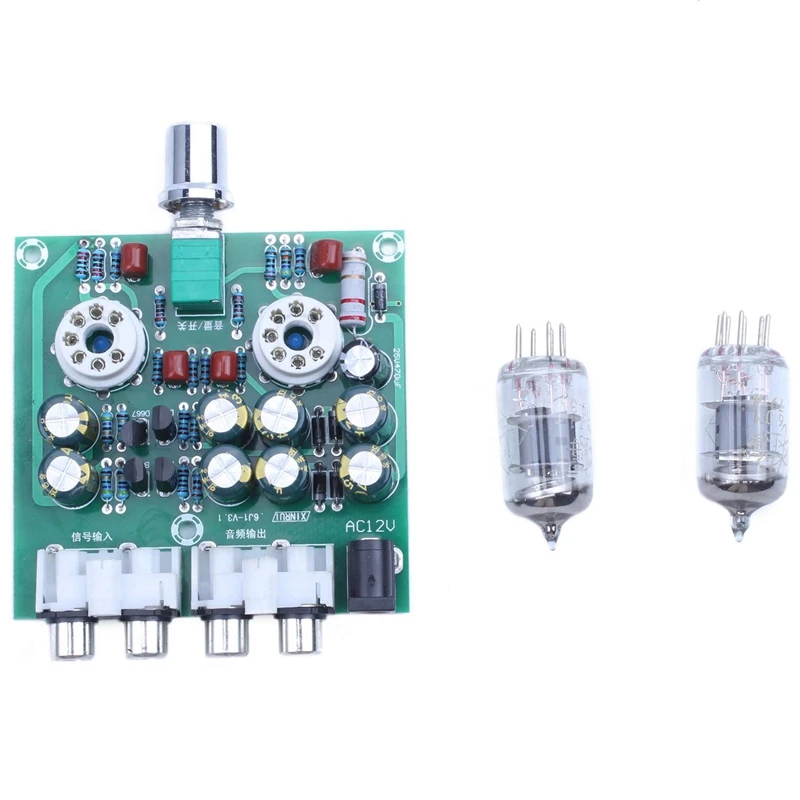 BTL amp TDA1308 headphone amp board with switch potentiometer knob and potentiometer nut finished board T1627