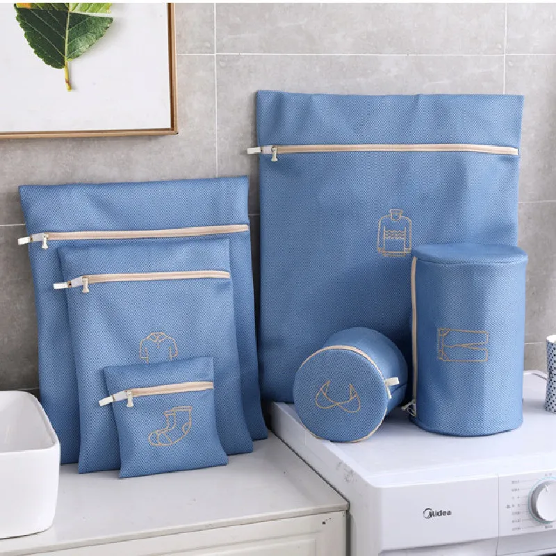 

New Mesh Laundry Bags for Machine Washing Foldable Travel Underwear Storage Organizer