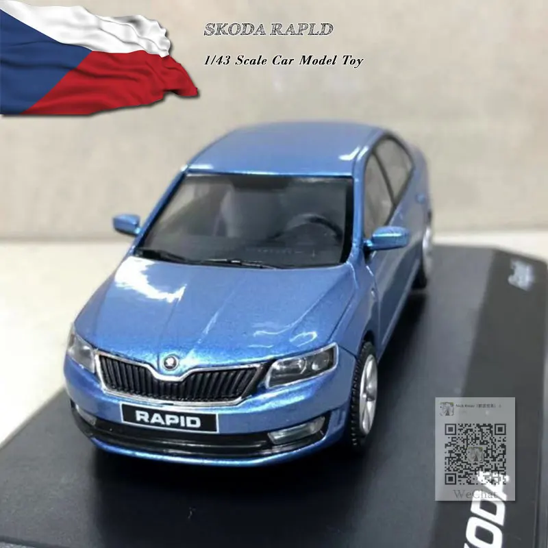 Модель автомобиля из литого металла ABREX в масштабе 1/43 SKODA RAPLD игрушка для