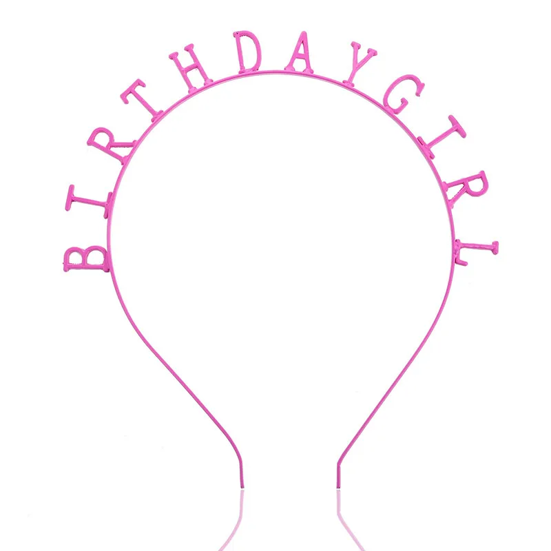 1 шт./лот повязка на голову со стразами "День рождения девочка" вечеринка Хэллоуин Карнавал тиара празднования дня рождения аксессуары для волос - Цвет: 1