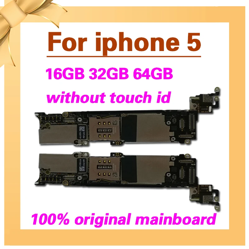 

Tested Good Working Original 16GB 32GB 64GB Motherboard for iPhone 5 5G Factory Unlocked Mainboard Logic Board with IOS system