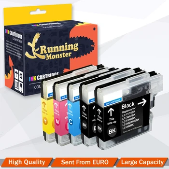 

5x Ink Cartridges LC960 LC970 LC1000 Compatible for BrotherDCP-130C DCP-135C DCP-150C DCP-153C MFC235C MFC440CN MFC-5460CN
