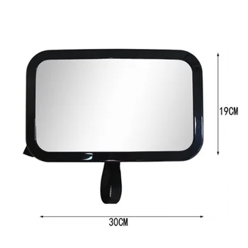 

Adjustable Wide Rear Car Seat View Mirror Baby / Child Seat Car Safety Mirror Monitor Headrest High Quality Car Interior Style