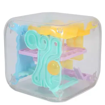 

Magic Cube Labyrinth Maze Ball Children Brain Training Intellect Challenging Barriers Puzzle Creativity Early Educational Toys