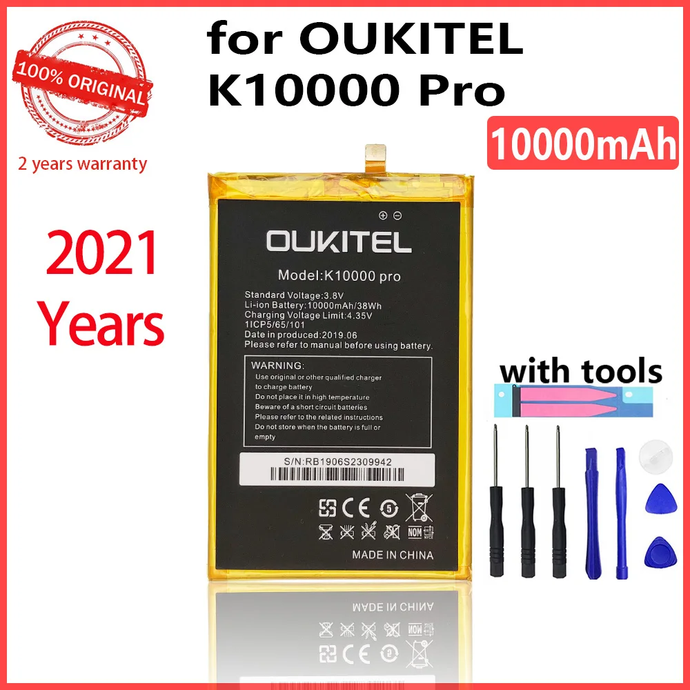 100% Оригинальный 10000 мАч K10000 PRO Аккумулятор для телефона Oukitel высококачественные